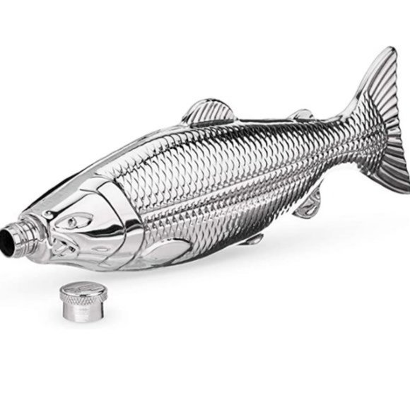 Foster & Rye Stainless Steel Trout Flask 4oz. - Picture 1 of 3
